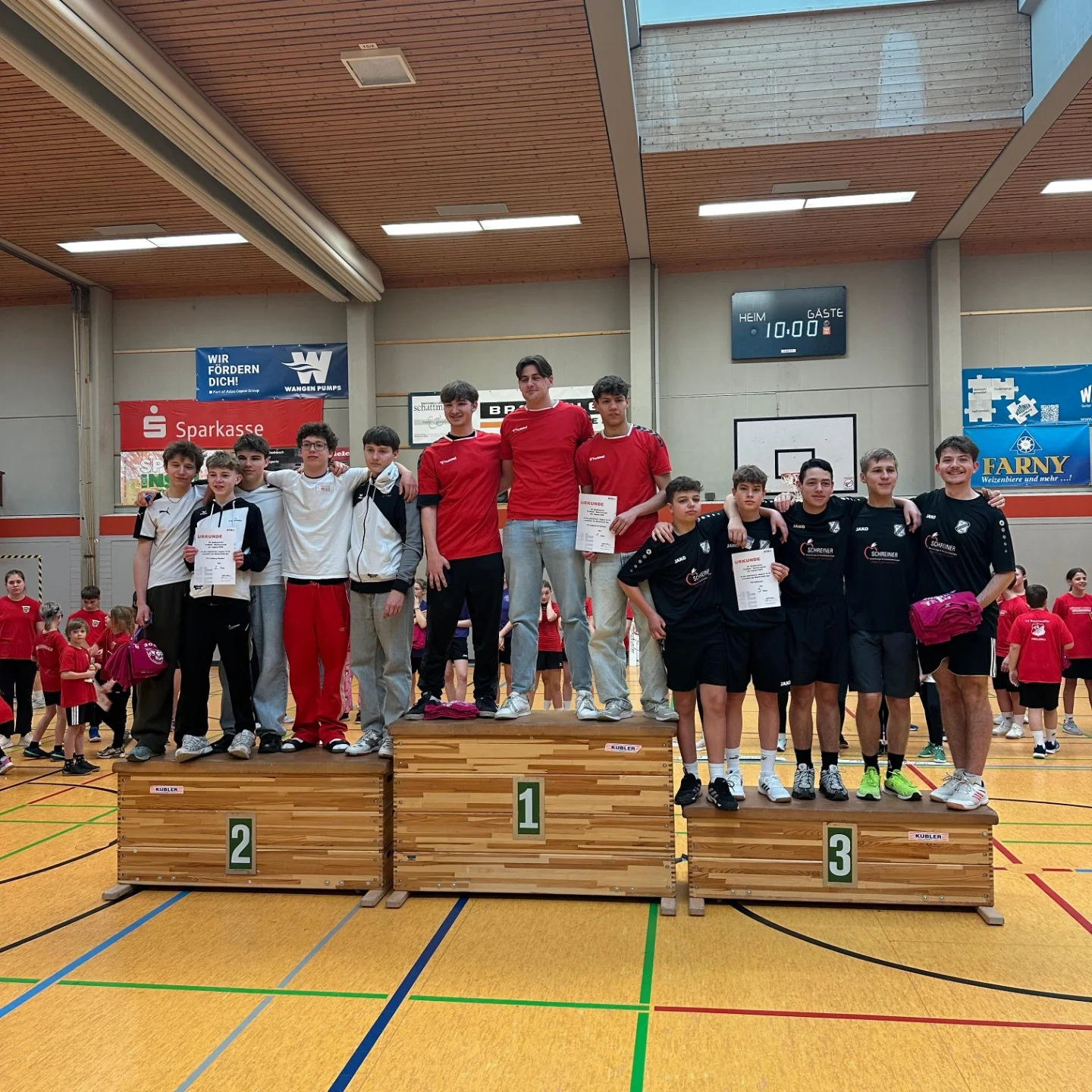 Süddeutsche Jugendmeisterschaft im Prellball: TV Freiburg St. Georgen holt Titel und DM-Tickets