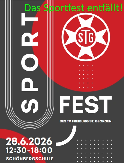 Sportfest am 28.6.2026 ENTFÄLLT